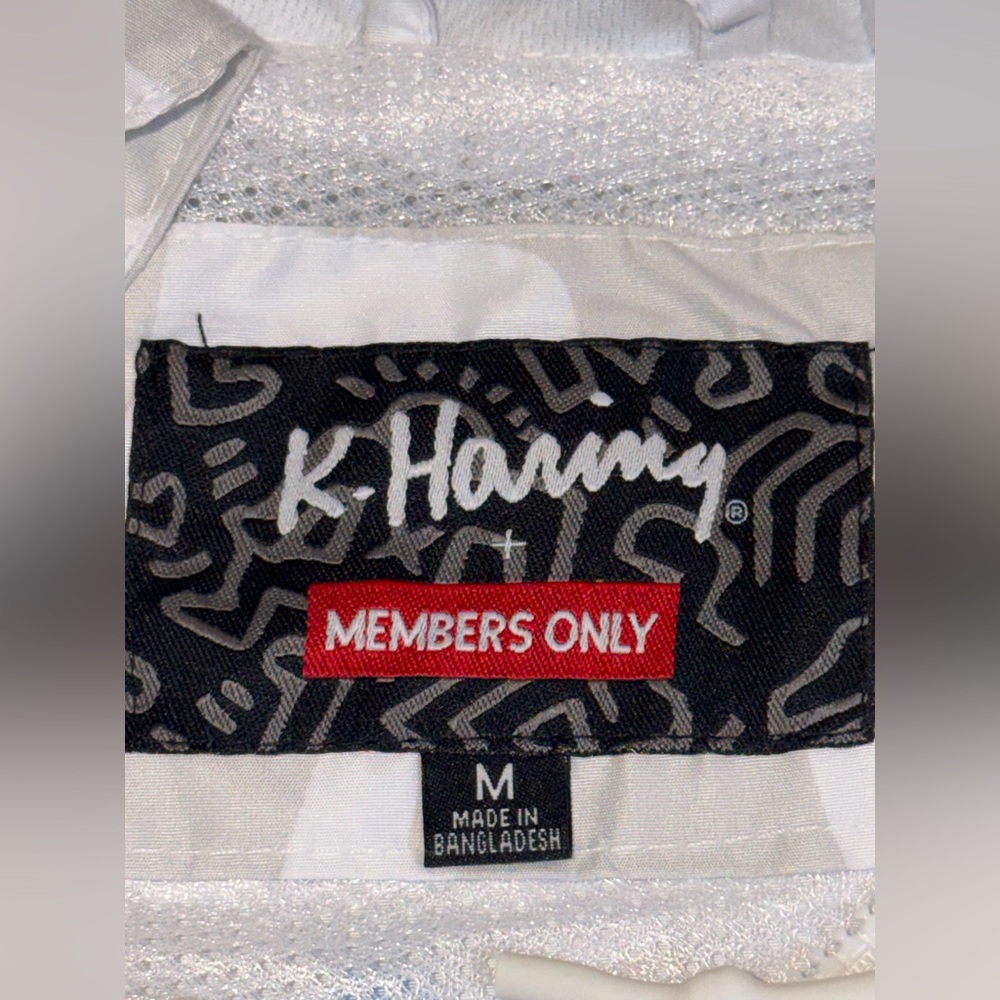 Members Only Keith Haring Windbreaker Zip Jacket - Picture 6 of 9